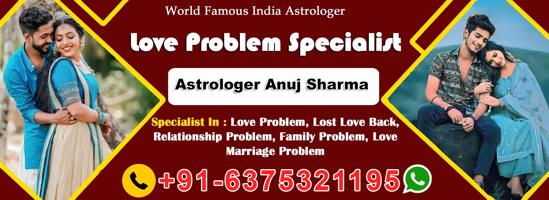  Astrologer Anuj Sharma Ji +91-6375321195